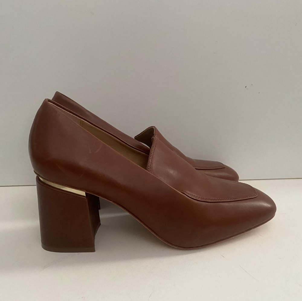 Antonio Melani Azelyn Leather Block Heel shoes